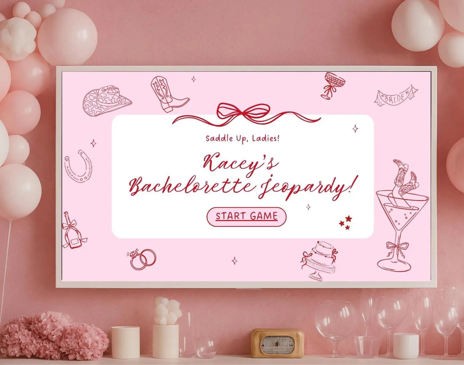 Cowgirl bachelorette jeopardy game
