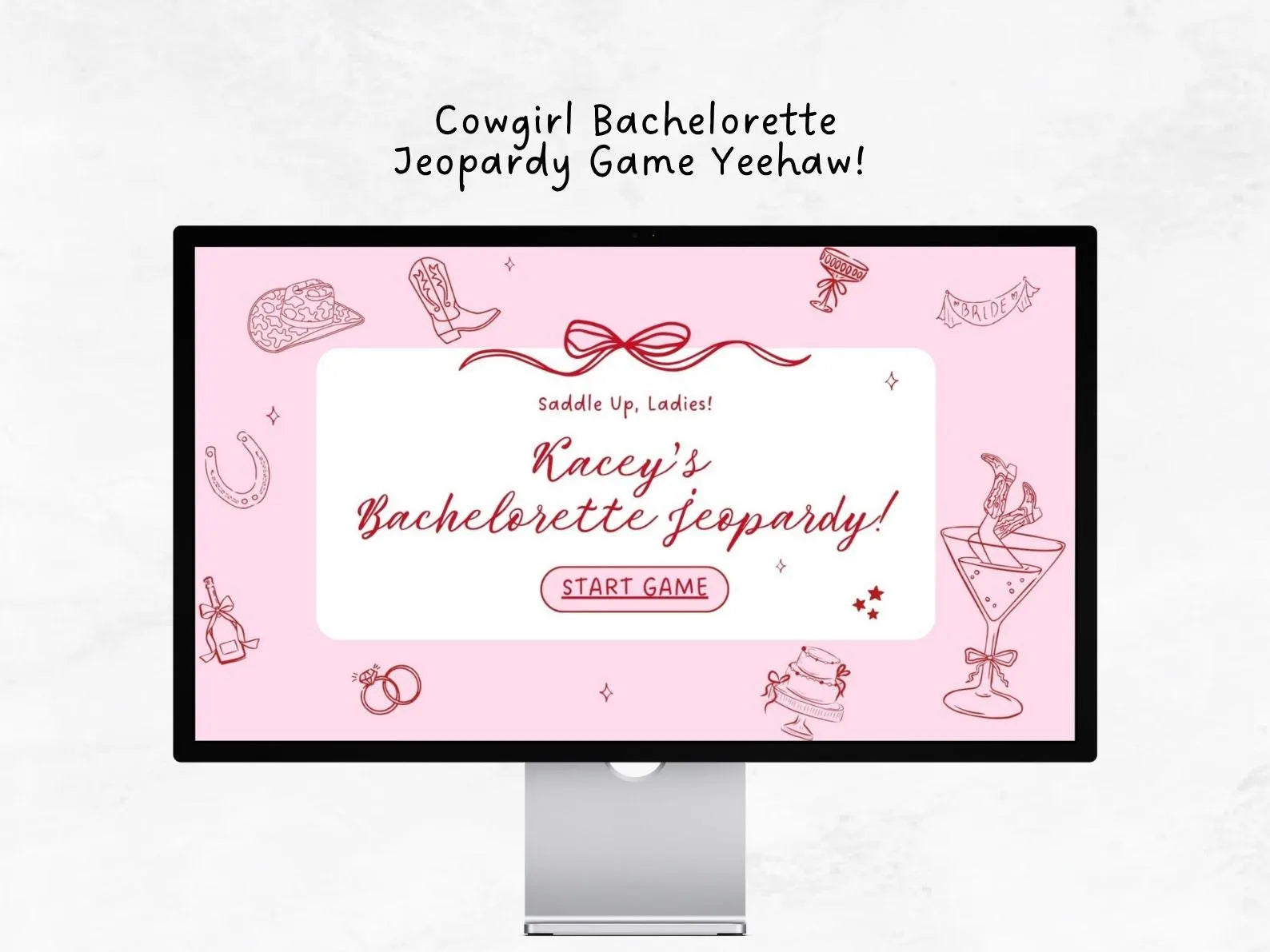 Cowgirl bachelorette jeopardy game