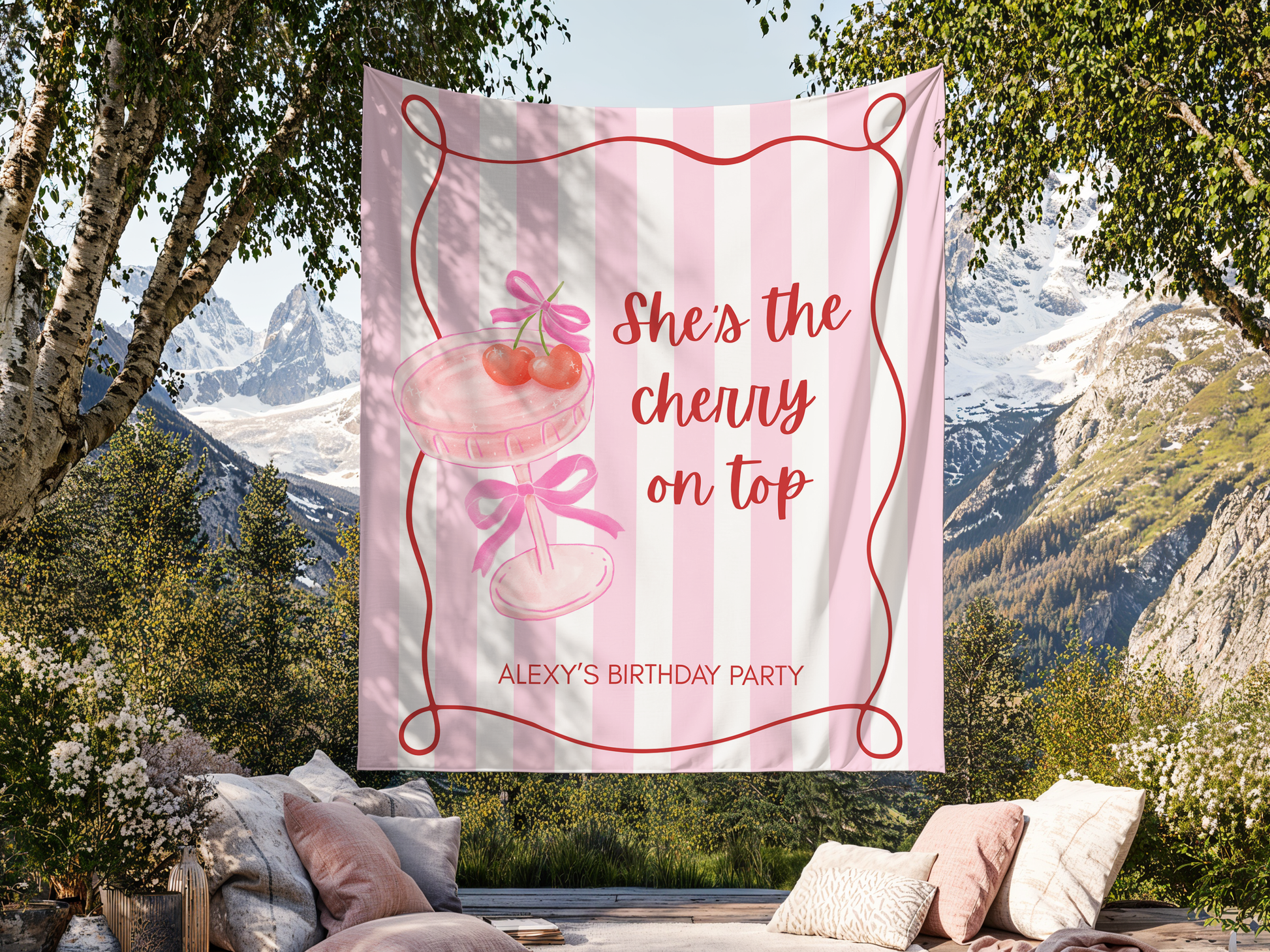 Custom Matte birthday Party Decor